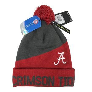 Nike Alabama Crimson Tide w/ Removable Pom Pom‎ Knit Hat Beanie